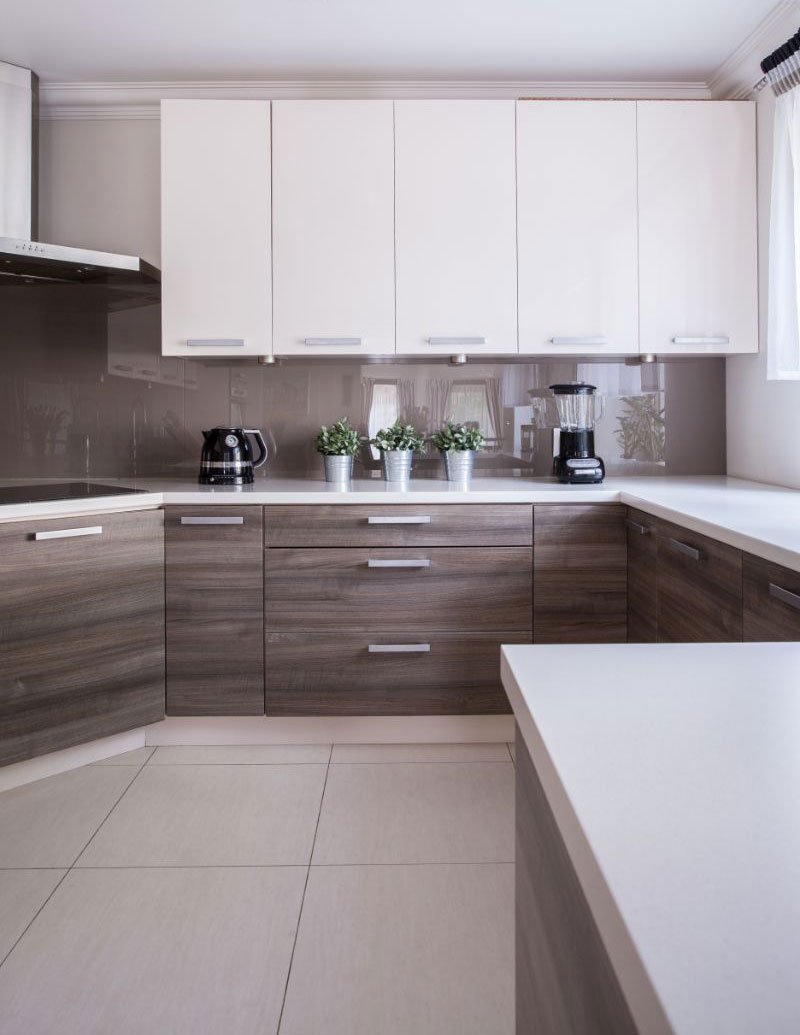 Beautiful custom cabinets designed by Empire Flooring in Spring, TX